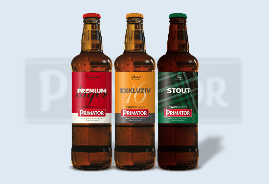 Design of new bottles and labels